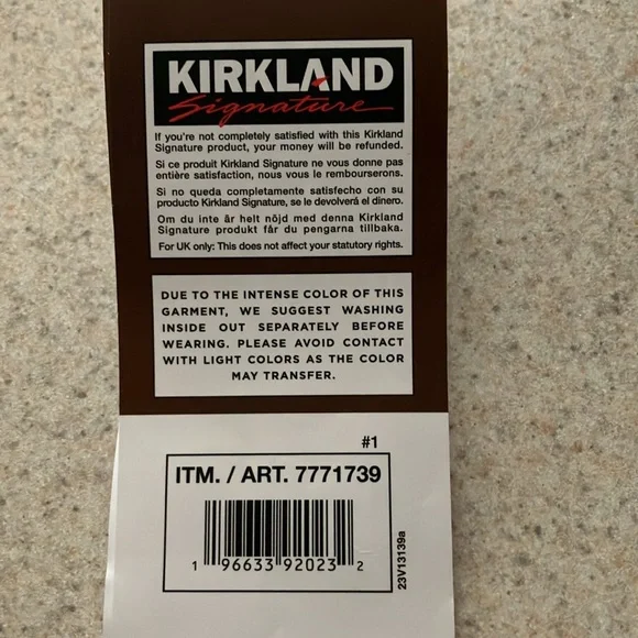 NWT. KIRKLAND SIGNATURE HIGH-RISE STRAIGHT JEAN - Picture 5 of 7